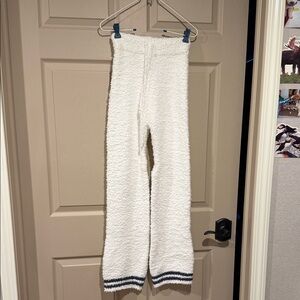 🆕🆕POL Cozy White Fleece Pants